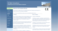 Desktop Screenshot of ce-compliance.co.uk