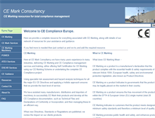 Tablet Screenshot of ce-compliance.co.uk